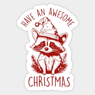 Have an awesome christmas Sticker